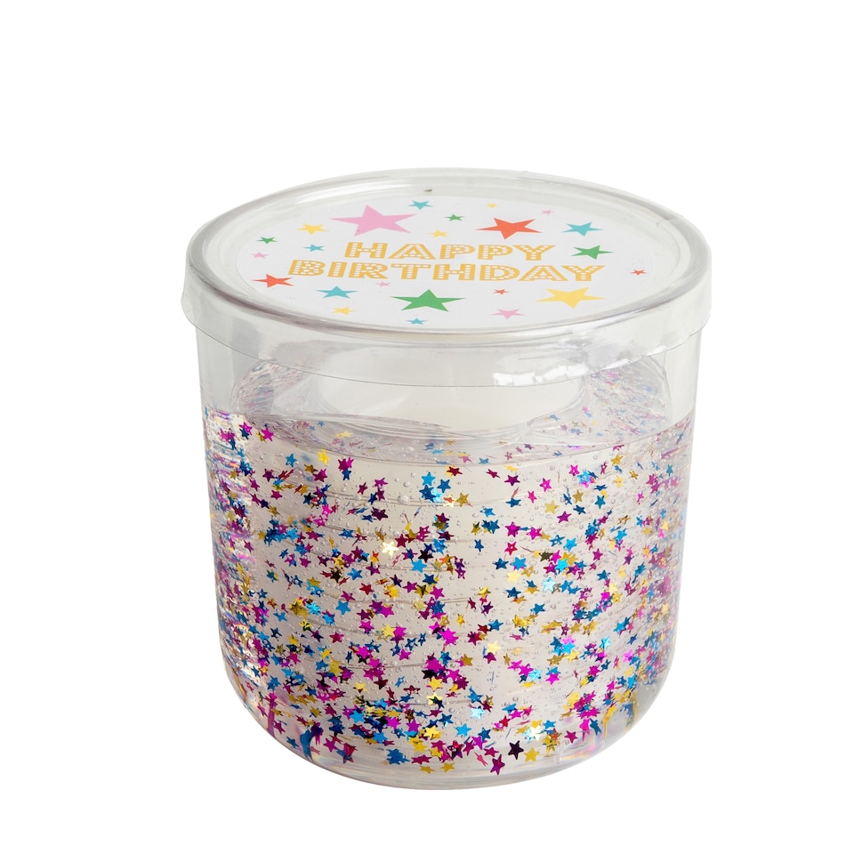Candlelight Light Up Happy Birthday Sprinkles Candle 70G
