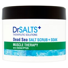 Dr Salts Dead Sea Salt Scrub + Soak 330g