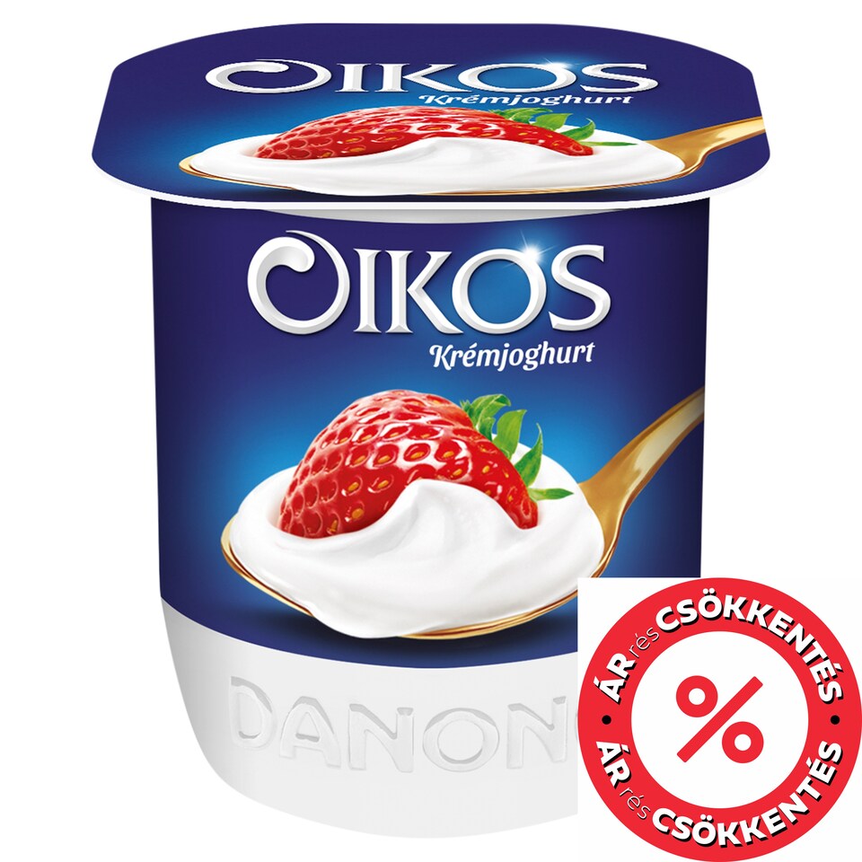 Danone Oikos élőflórás epres krémjoghurt 125 g