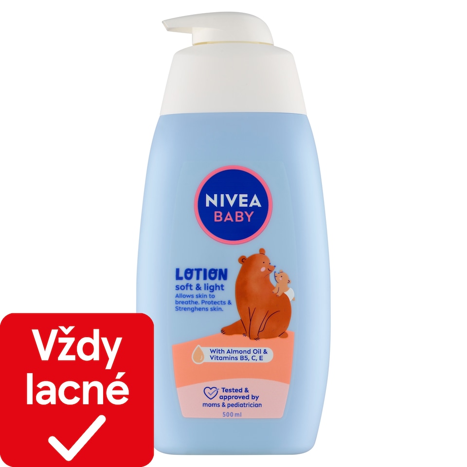 image 1 of Nivea Baby Light & Soft Body Lotion 500 ml