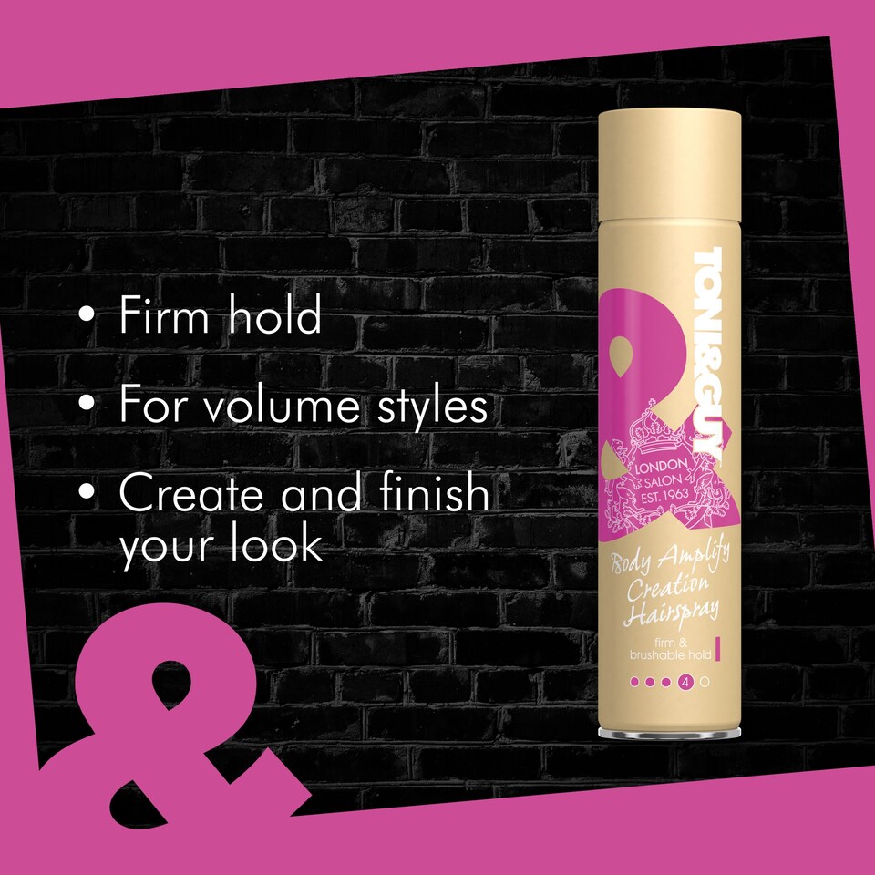 image 1 of Toni & Guy Glamour Firm Hold Hair Spray 250Ml