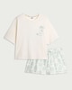 image 4 of Hello Kitty 2-Piece Pure Cotton Pyjama Set in Multi Green