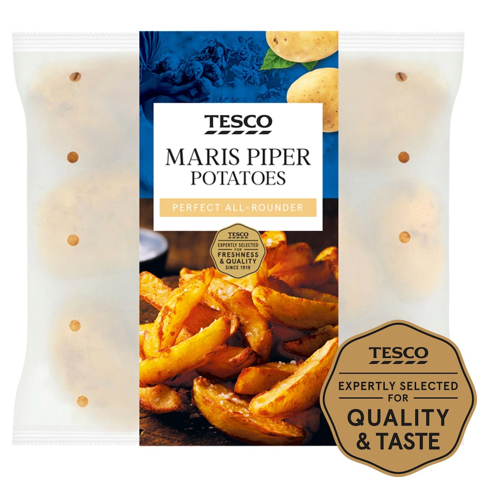 Tesco Maris Piper Potatoes 2.5Kg. Packed Ni