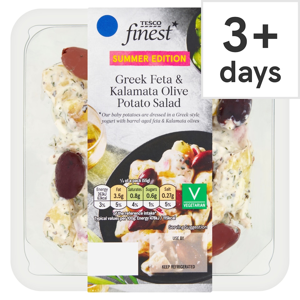 Tesco Finest Greek Feta & Kalamata Olive Potato Salad 275g