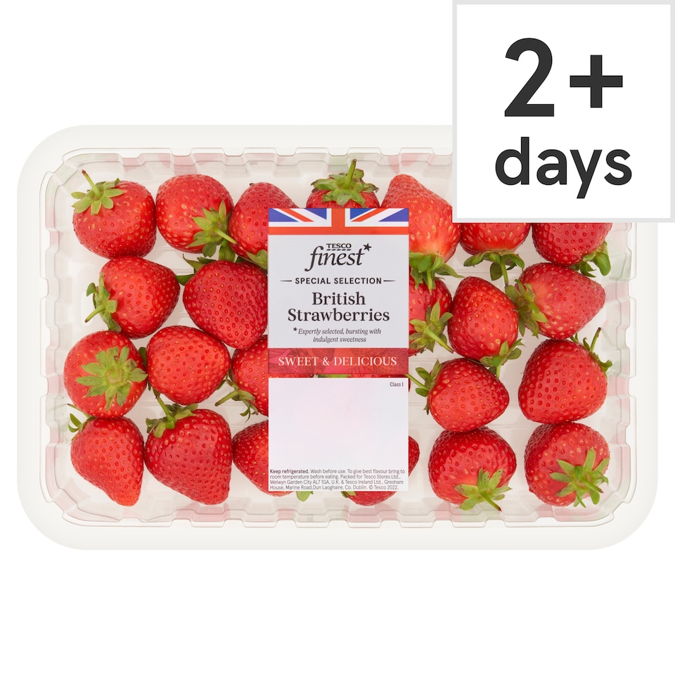 Tesco Finest Strawberries 600G