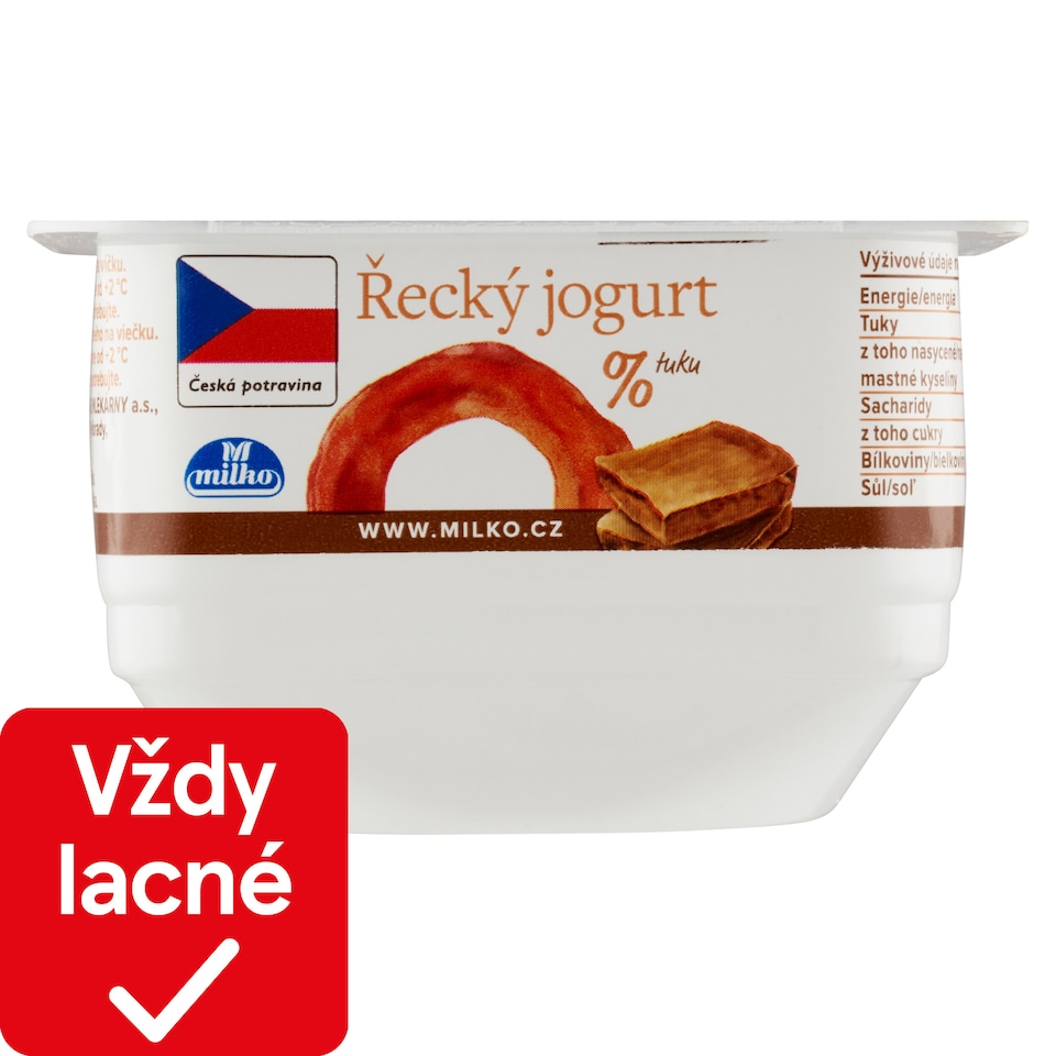 obrázok 1 z Milko Řecký jogurt 0% čokoláda 140 g