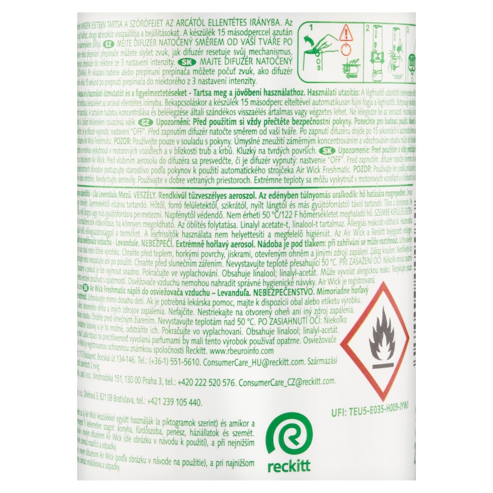 image 1 of Air Wick Freshmatic Automatic Spray Refill Purple Lavender Meadow 250ml