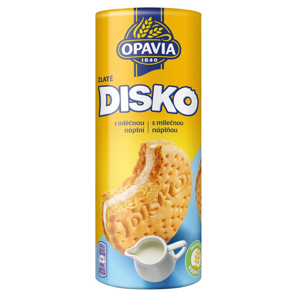 Opavia sušienky Disko mliečna náplň 169 g
