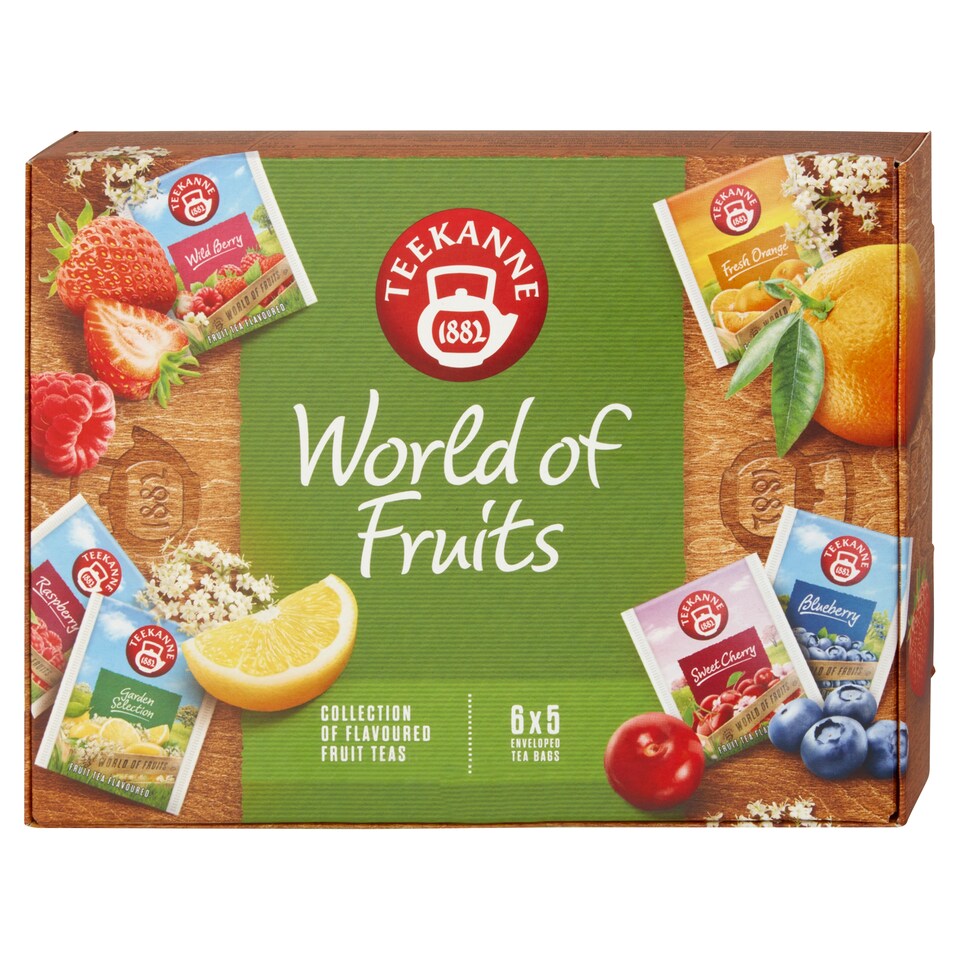 Obrázek 1 pro produkt Teekanne World of Fruits Kolekce čajů 6 x 5 sáčků 68,75g