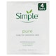 image 1 of Simple Pure Soap Bars For Sensitive Skin 4 X 100G