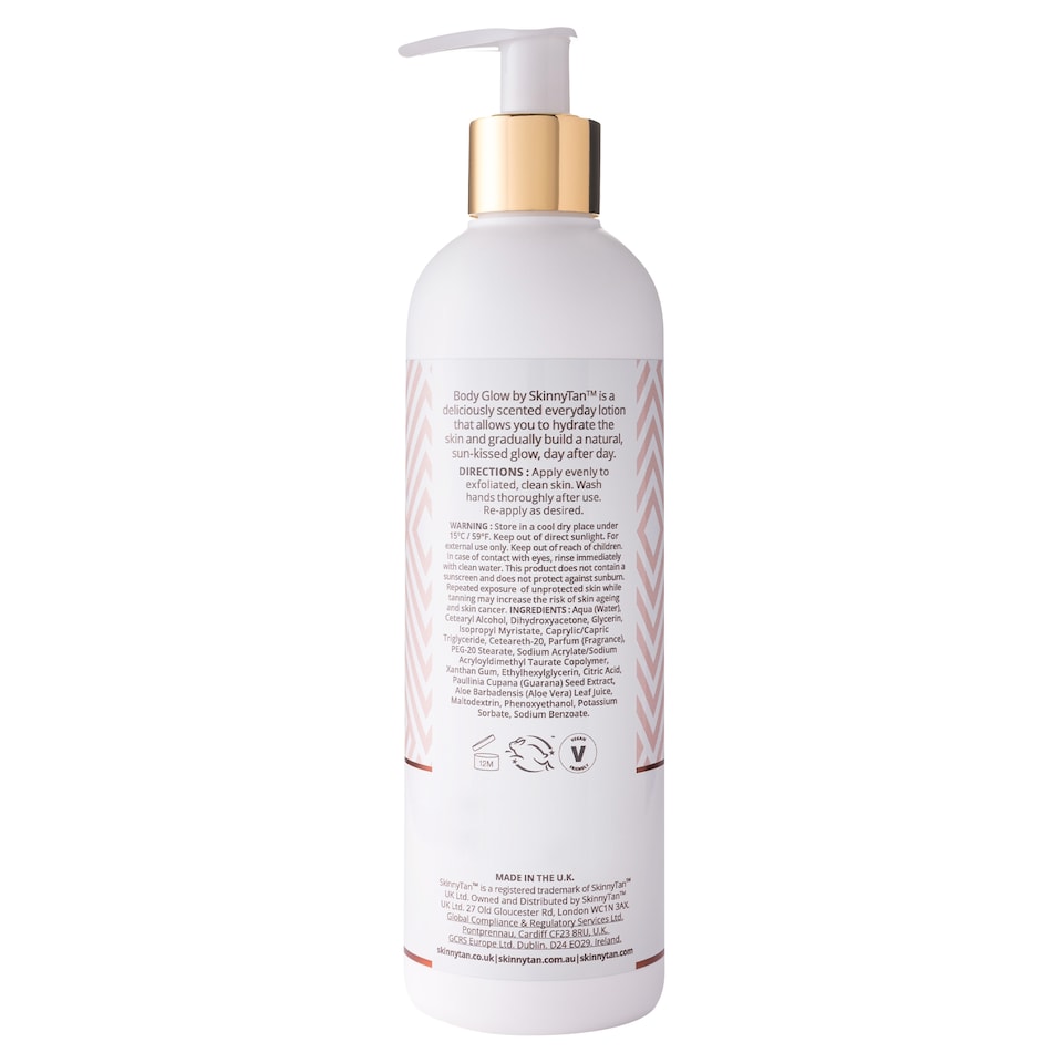 image 1 of Skinny Tan Body Glow Gradual Everyday Self Tan Lotion Medium 280ml