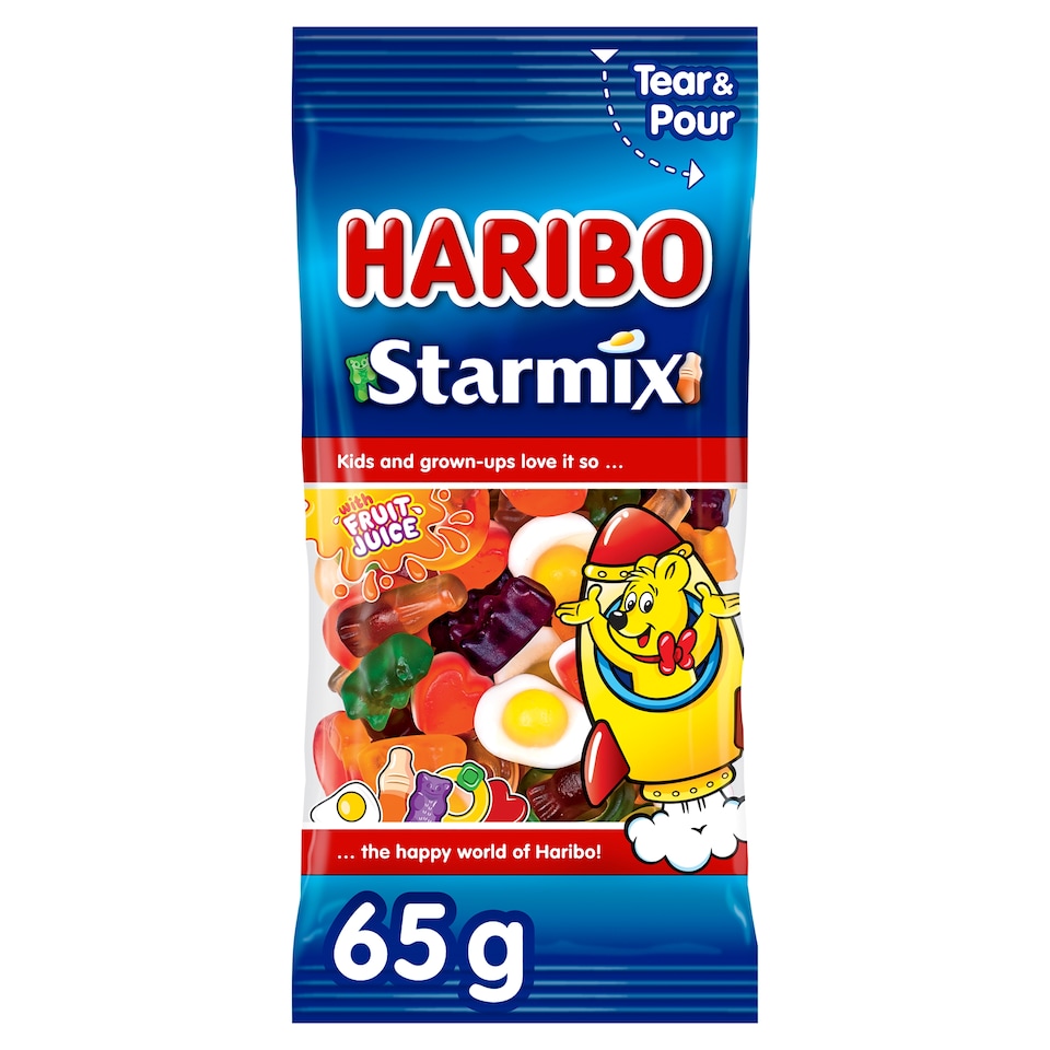 HARIBO Starmix Fruit Flavour Gums 65g