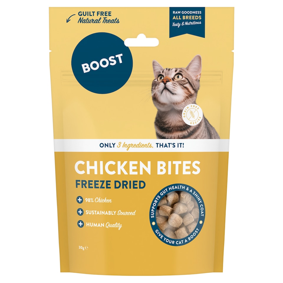 Boost Natural Treats Chicken For Cats 30g