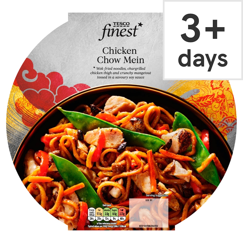 Tesco Finest Chicken Chow Mein 380G