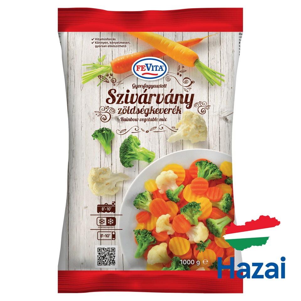 Fevita gyorsfagyasztott szivárvány zöldségkeverék 1000 g