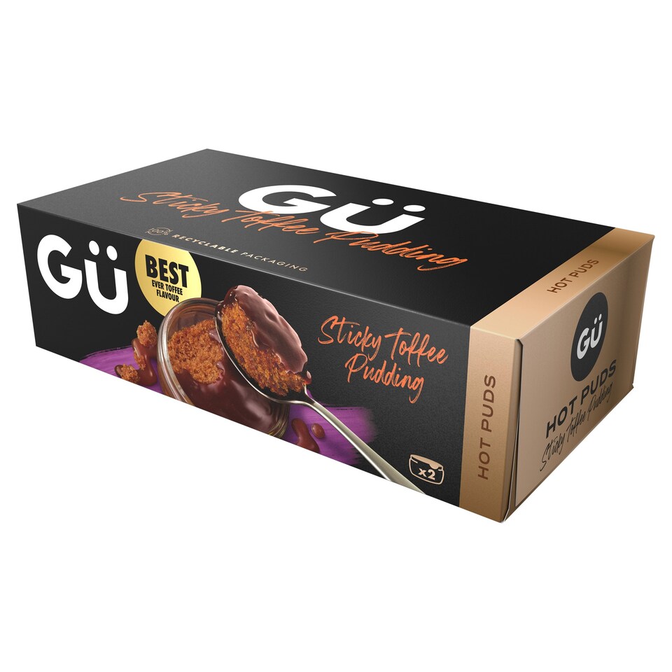 Gu Sticky Hot Toffee Puddings 2X85g - Tesco Groceries