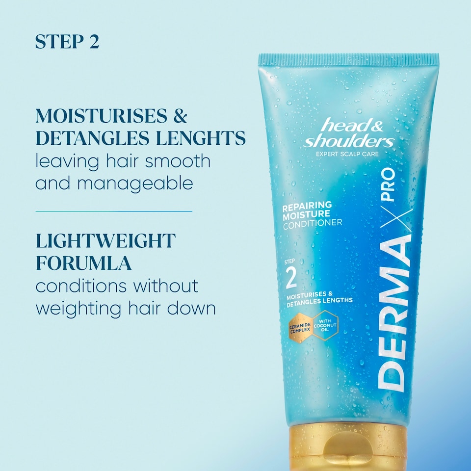 image 1 of Head & Shoulders DermaXpro Repairing Moisture Conditioner with Coconut Oil 220ml