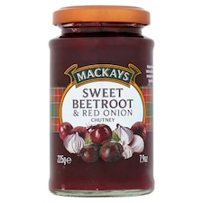 Mackays Sweet Beetroot & Red Onion Chutney 225G