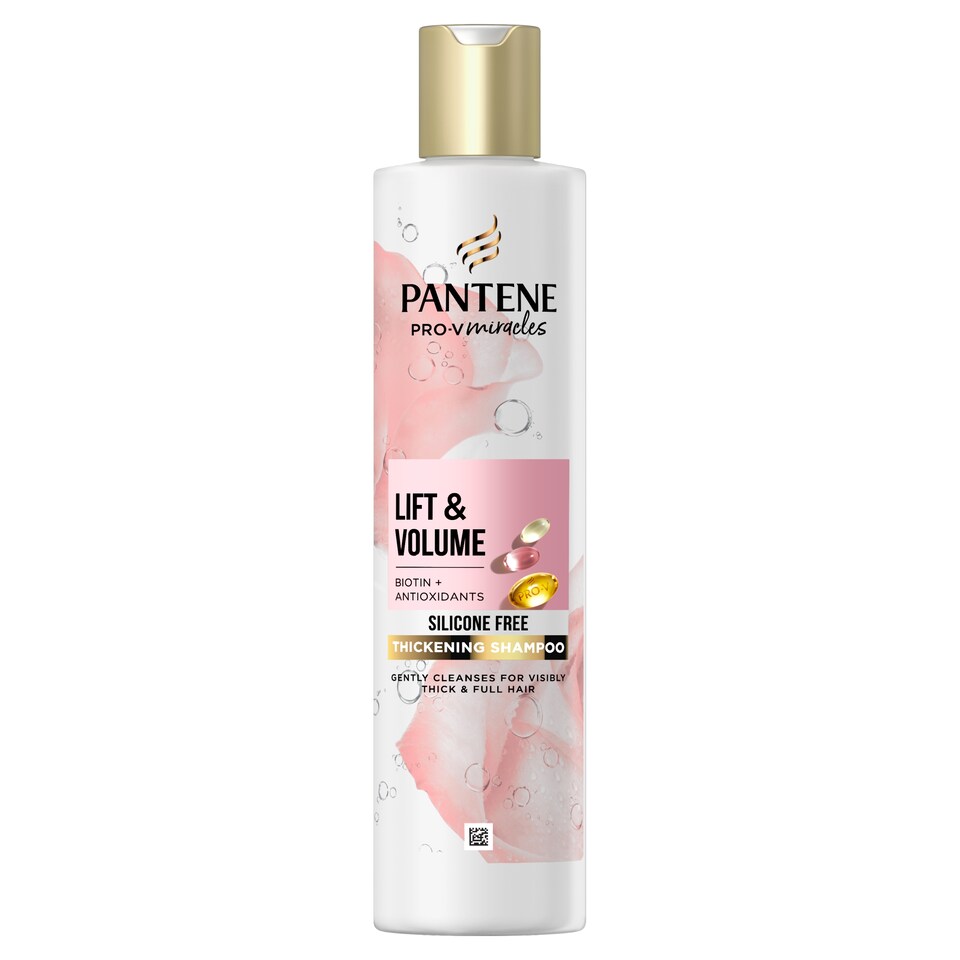 image 1 of Pantene Pro-V Miracles Lift'N'Volume Thickening Shampoo with Biotin 250ml. Silicone Free