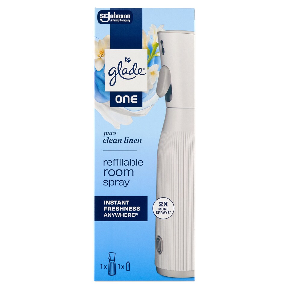 image 1 of Glade One Pure Clean Linen Refillable Room Spray 10ml