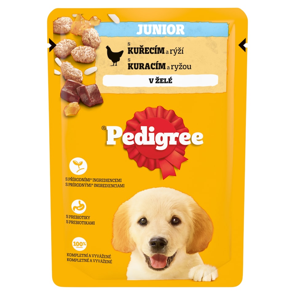 Pedigree Junior with Chicken and Rice in Jelly 100 g