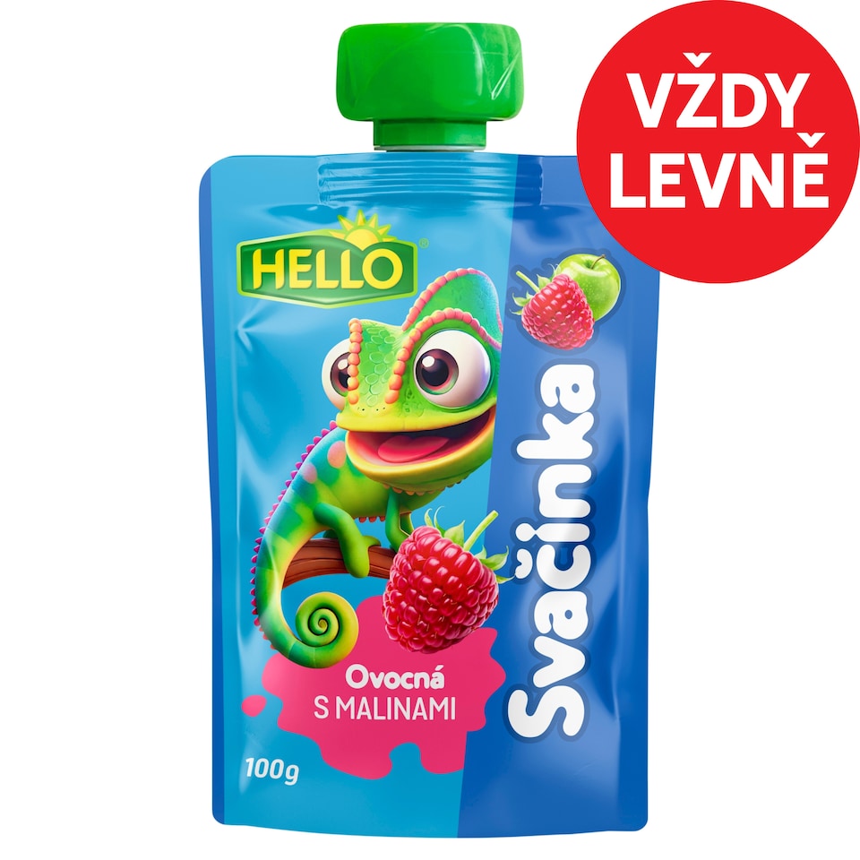 Hello Fruit Snack with Raspberries 100g