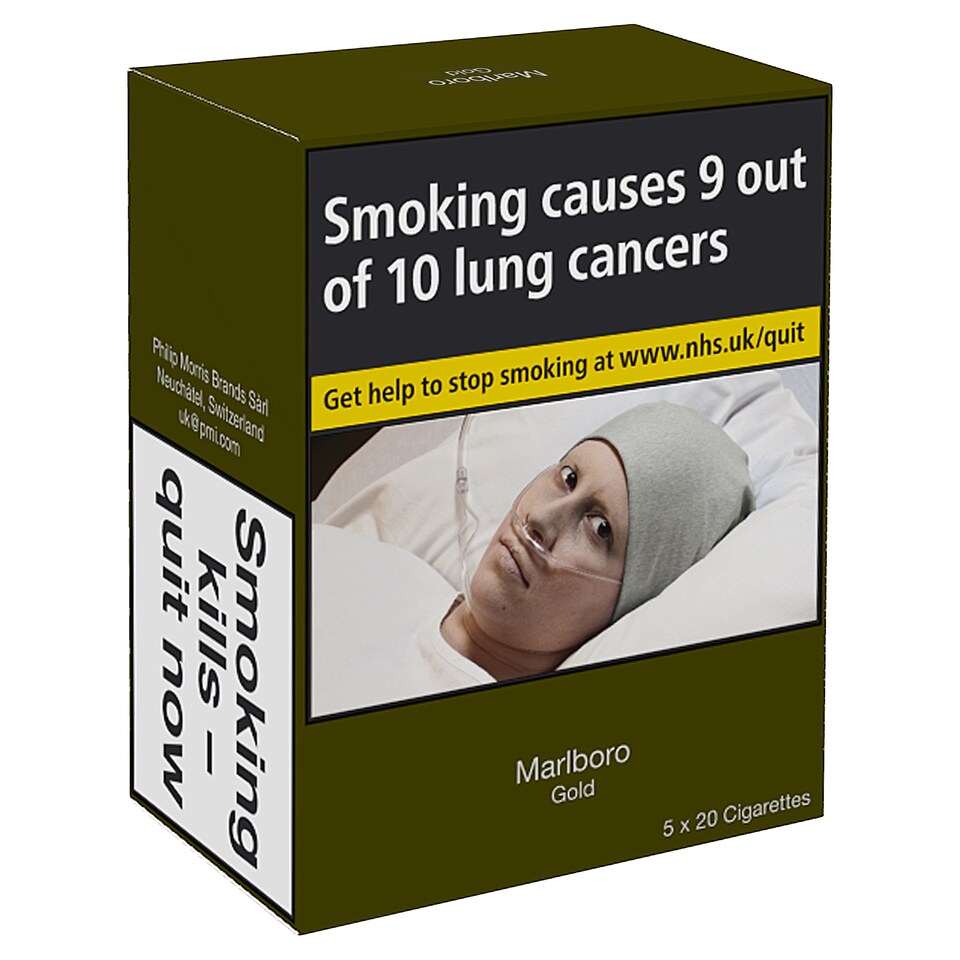 Marlboro Gold Cigarettes 5 x 20 Pack