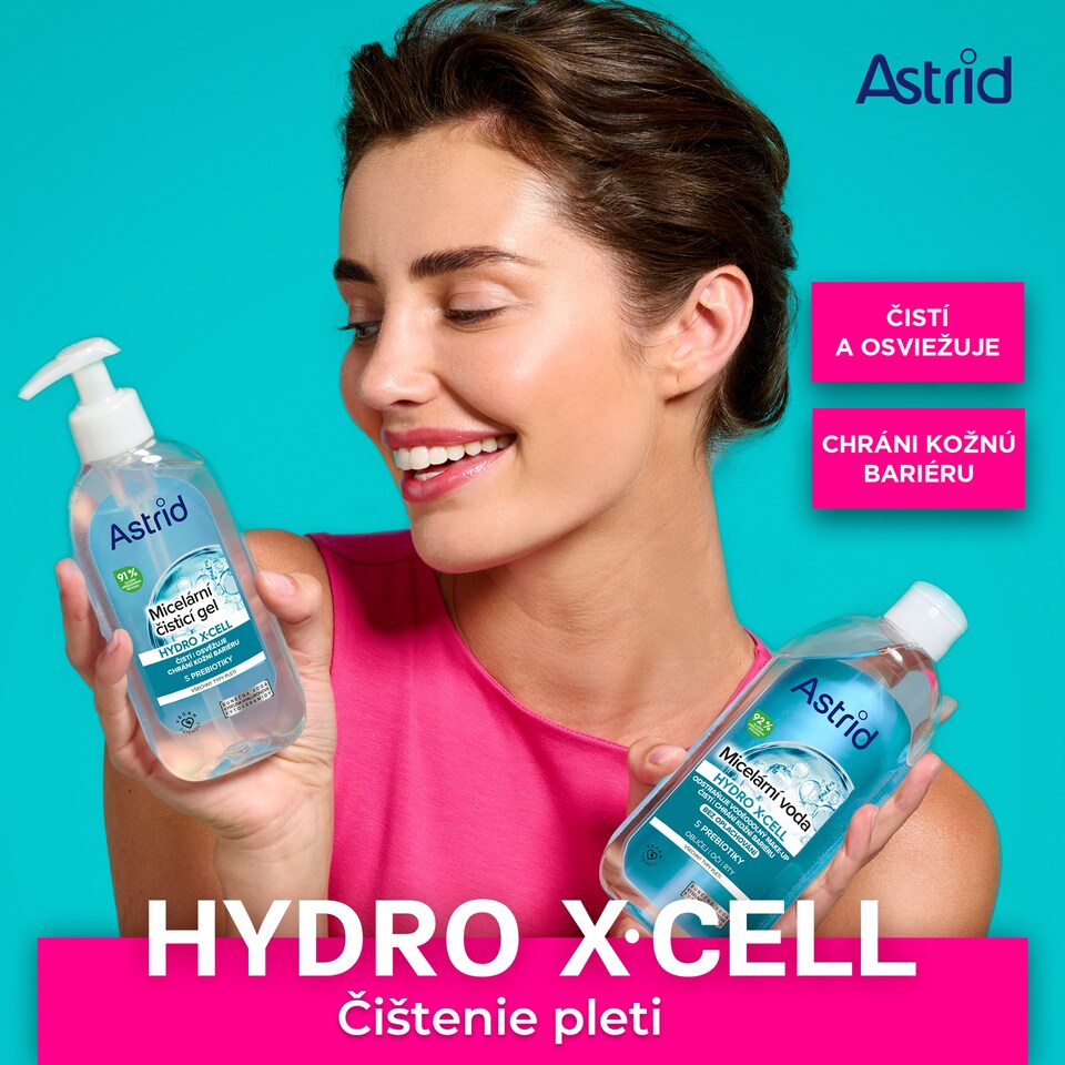 obrázok 1 z Astrid Hydro X-Cell Micelárna voda pre všetky typy pleti 400 ml