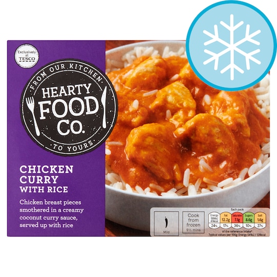 Hearty Food Co. Chicken Curry With Rice 400G Tesco Groceries