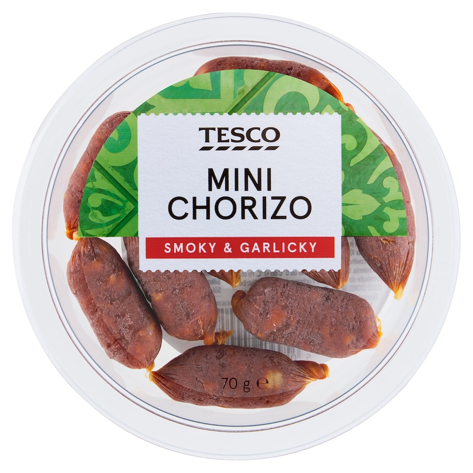Tesco Mini Chorizo félszáraz kolbász 70 g