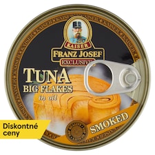 Franz Josef Kaiser Exclusive Tuniak kúsky v slnečnicovom oleji s údenou príchuťou 170 g