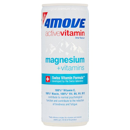 4Move Active Magnesium Vitamin Drink 250Ml Tesco Groceries