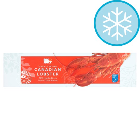 Big And Juicy Whole Cooked Lobster 400G Tesco Groceries