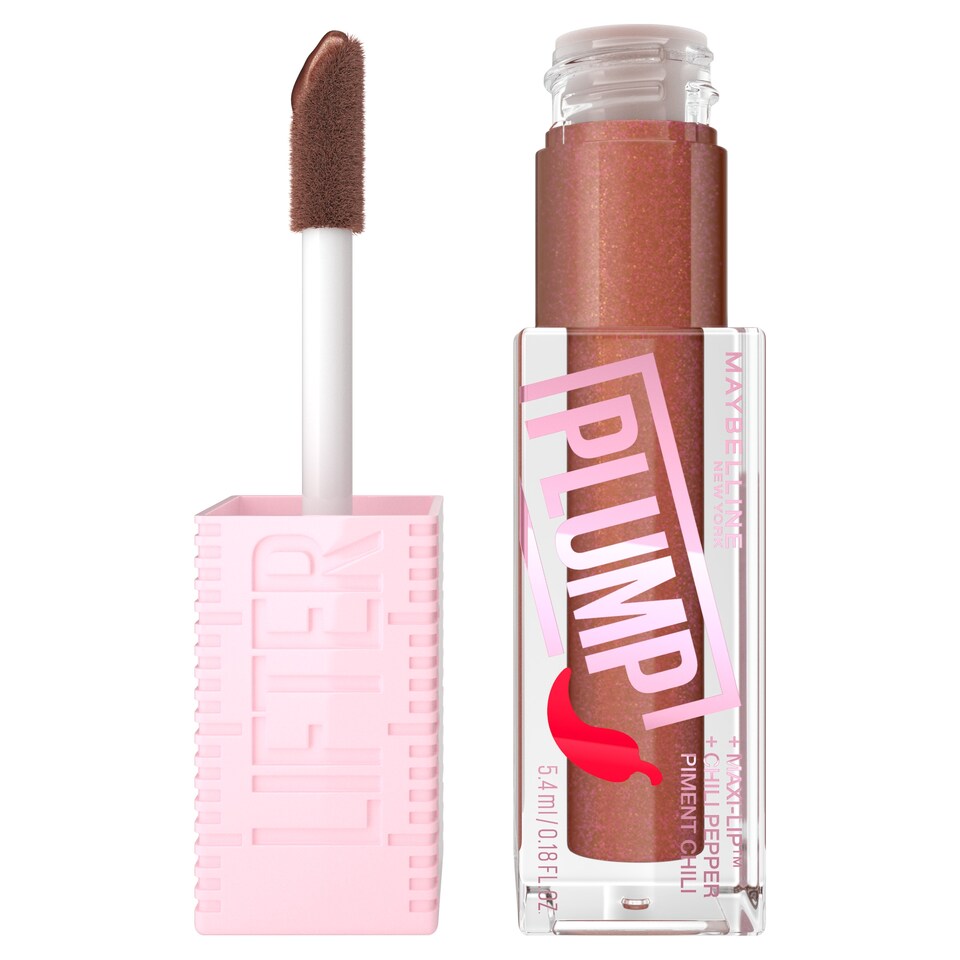 image 1 of Maybelline Lifter Gloss Plumping Lip Gloss - Cocoa Zing 5.4ml
