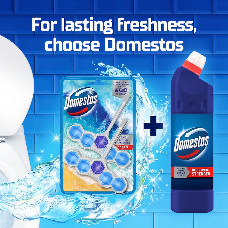 image 1 of Domestos Thick Bleach Original Toilet & Bathroom Cleaner 750ml