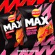image 4 of Walkers Max Strong Fiery Prawn Cocktail Grab Bag Crisps 50g