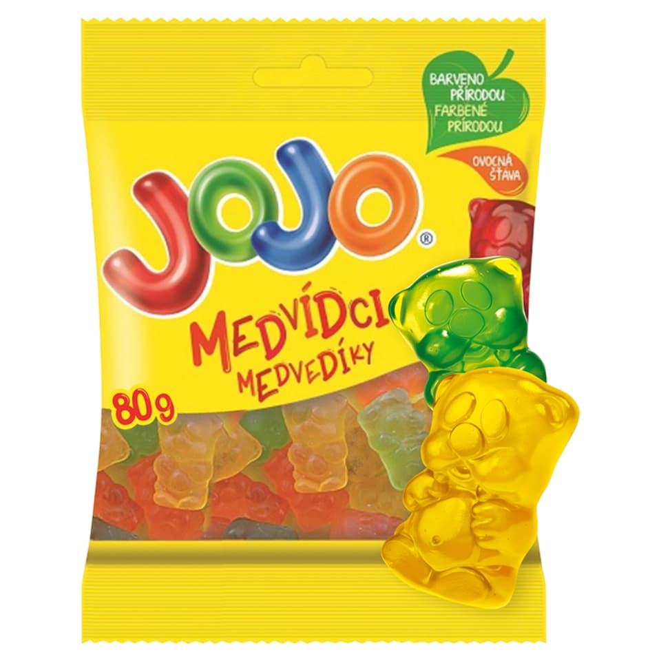 JOJO Bears Jelly Candies with Fruit Flavors 80 g