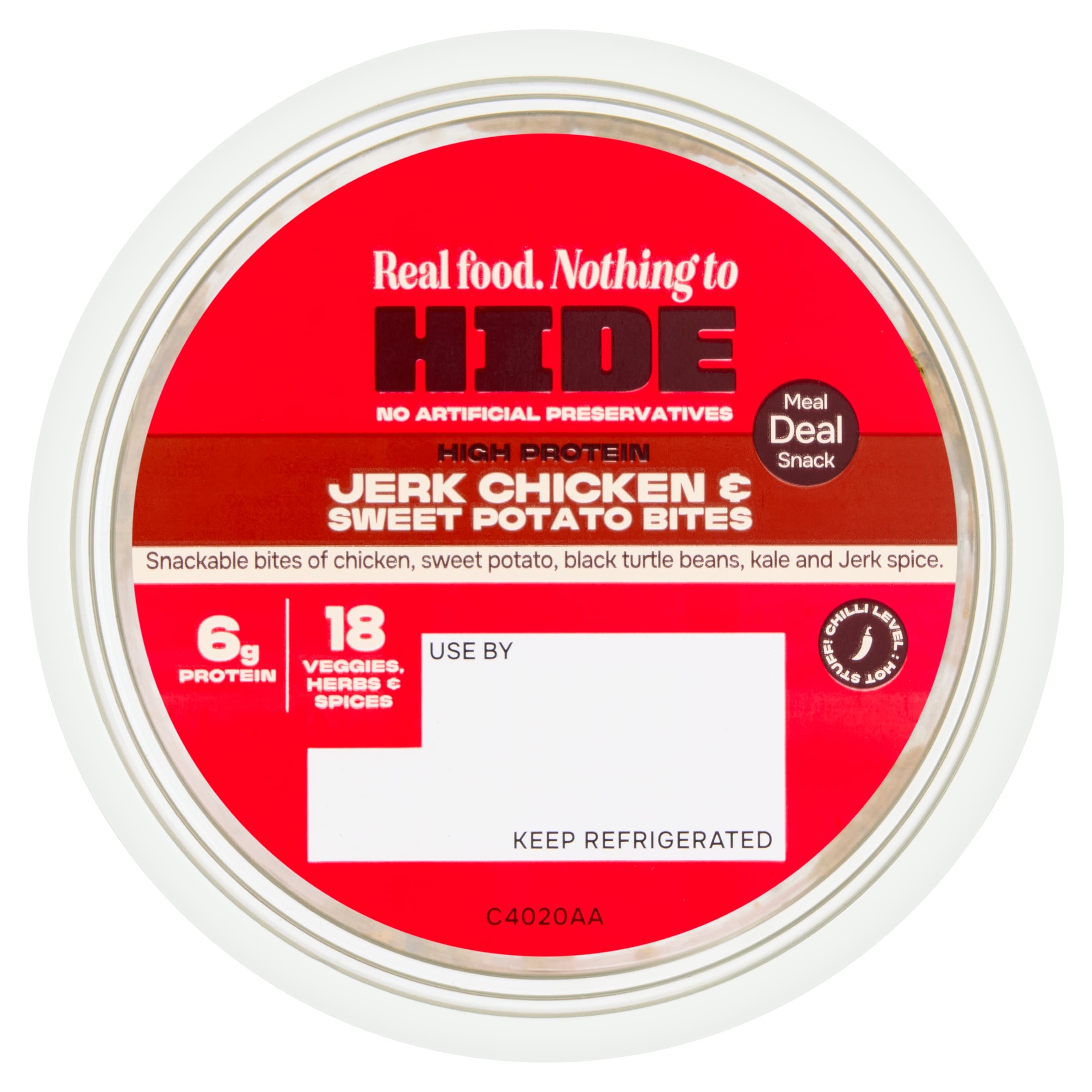 HIDE Jerk Chicken & Sweet Potato Bites 45g