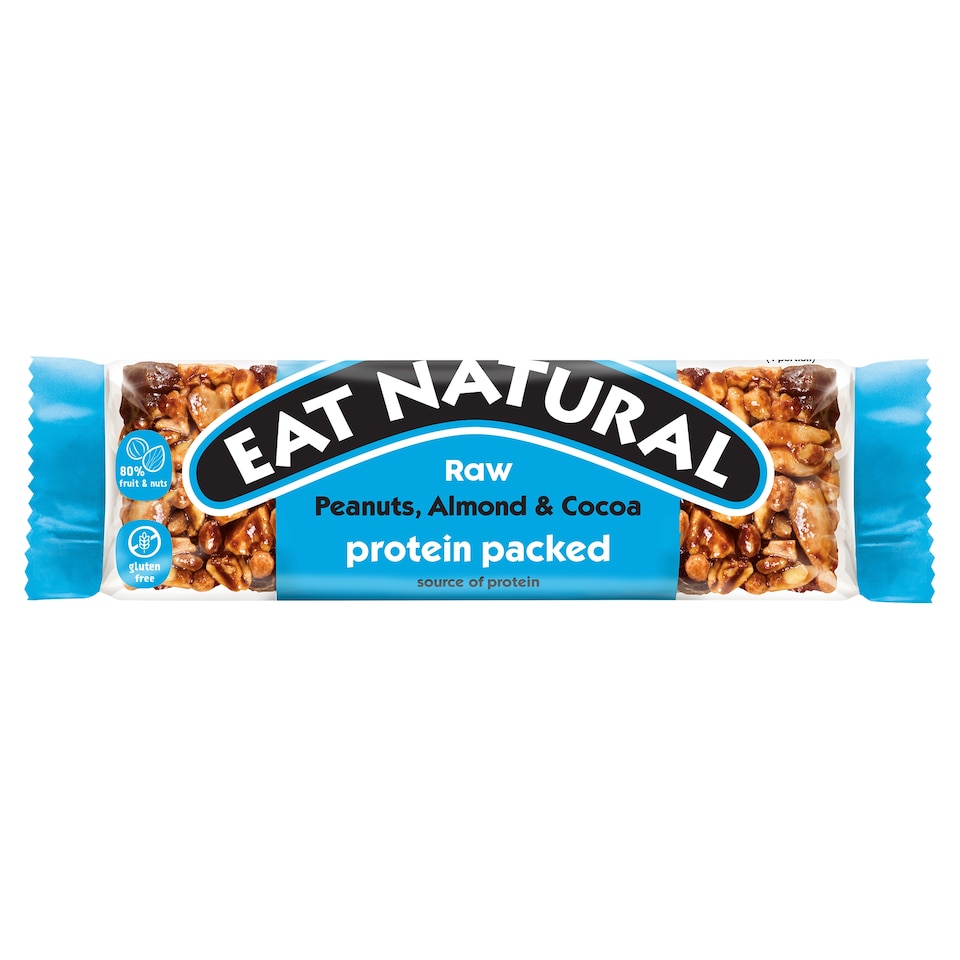 Eat Natural Raw Protein Bar Peanuts Almond & Cocoa 45G