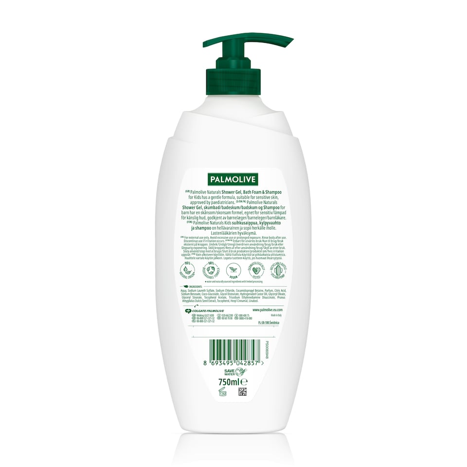 image 1 of Palmolive Naturals Kids 750Ml Showerpump