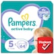 Pampers Active Baby Pelenka, Méret: 5, 64 db Pelenka, 11kg-16kg  1. kép