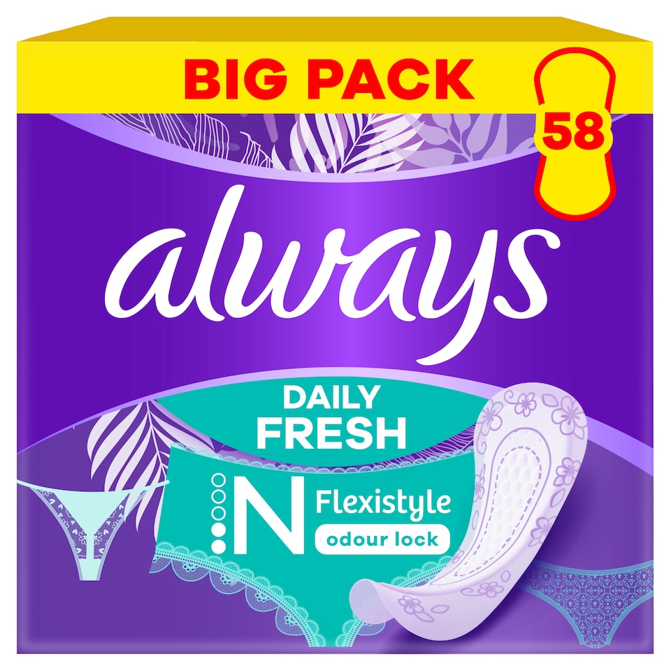 image 1 of Always Dailies Flexistyle Normal  Panty Liners x