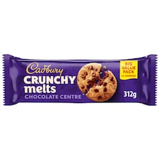 Cadbury 12 Crunchy Melts Chocolate Centre Cookie 312G