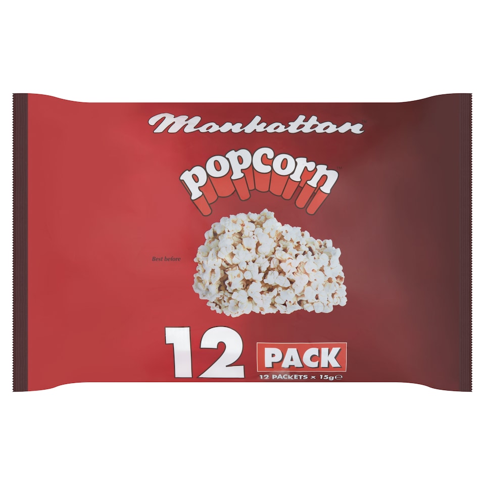 Manhattan Popcorn 12 Pack 15G X 12