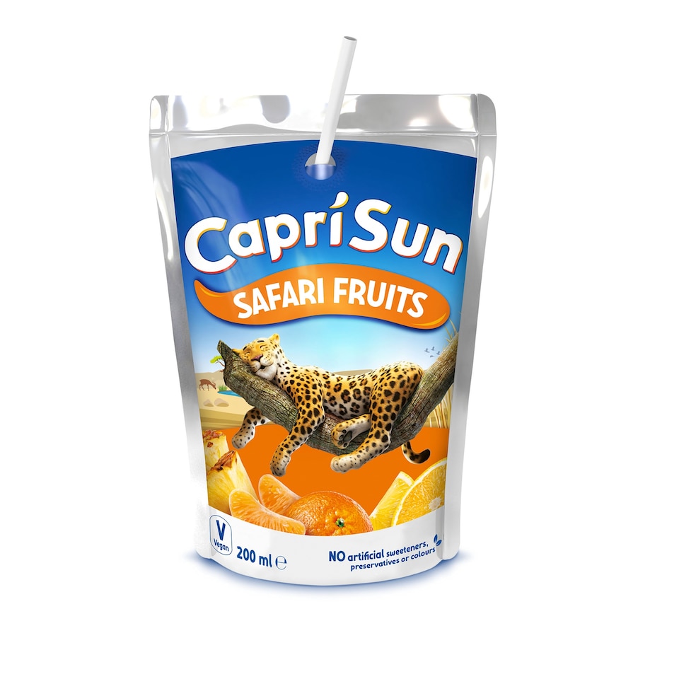 obrázok 1 z Capri-Sun Safari Fruits nesýtený nealkoholický ovocný nápoj 200 ml