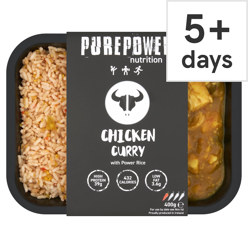 Purepower Chicken Curry With Rice 400G