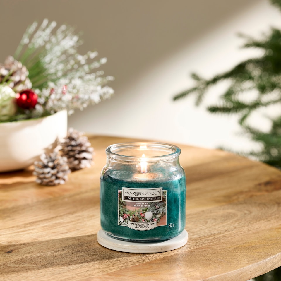 image 1 of Yankee Candle HI Winter Fir Medium Jar 340g 