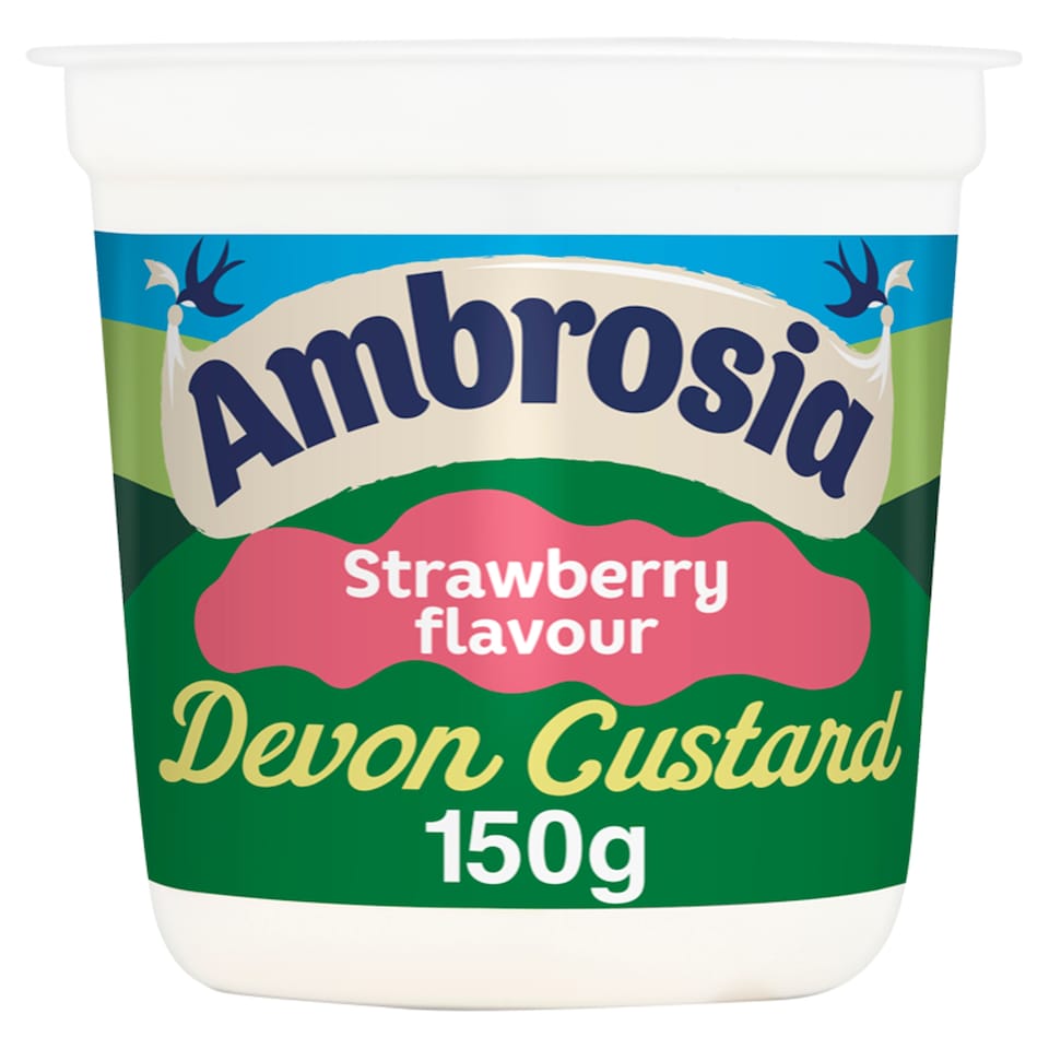 Ambrosia Devon Custard Strawberry 150G
