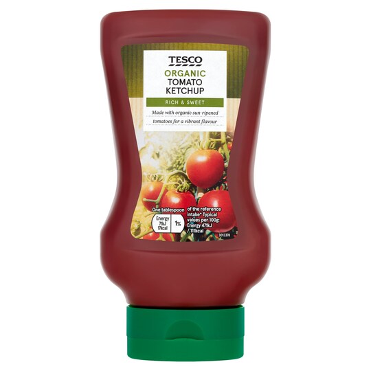 Tesco Organic Tomato Ketchup 460G Tesco Groceries