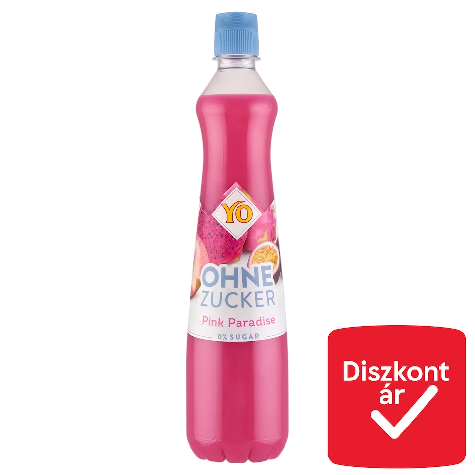 Yo Pink Paradise szörp édesítőszerekkel 0,7 l